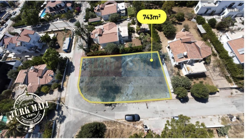 Plot with Turkish Title Deed in Ozanköy