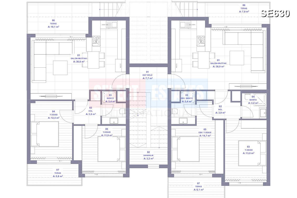 SE630_020 Luxury Penthouse Living in Karşıyaka