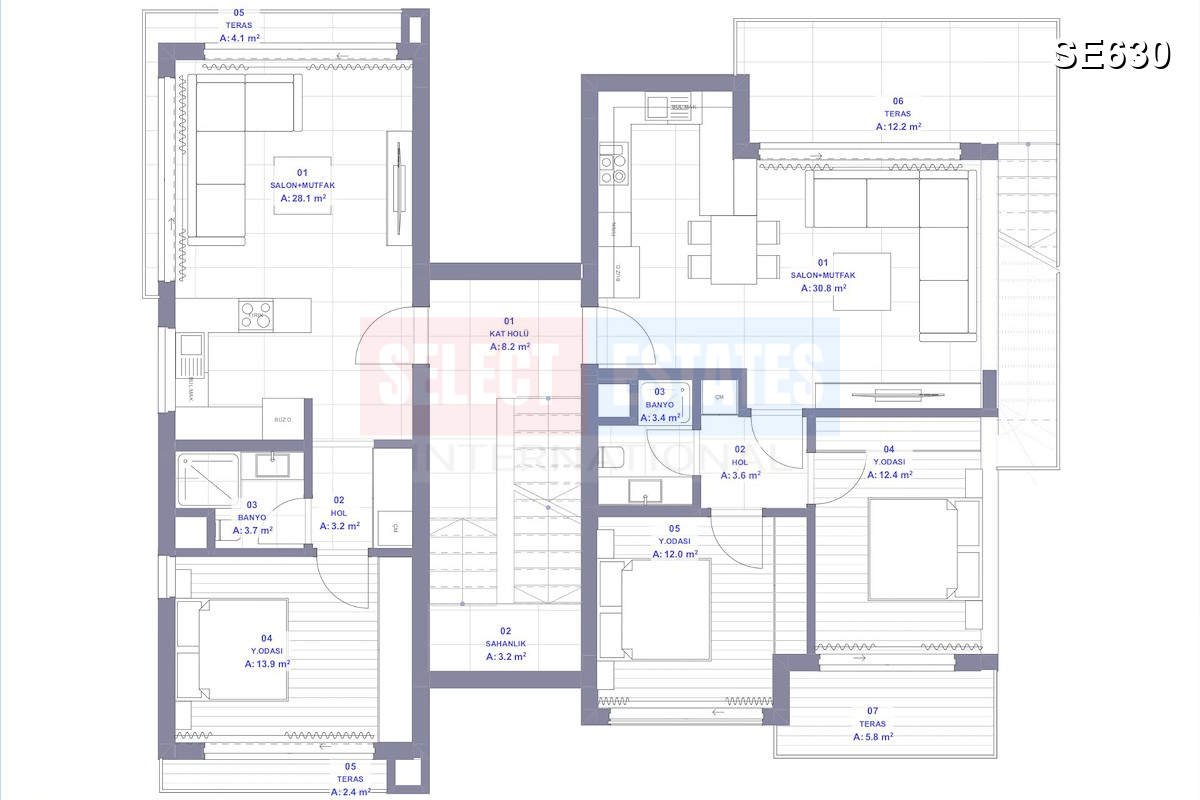 SE630_024 Luxury Penthouse Living in Karşıyaka