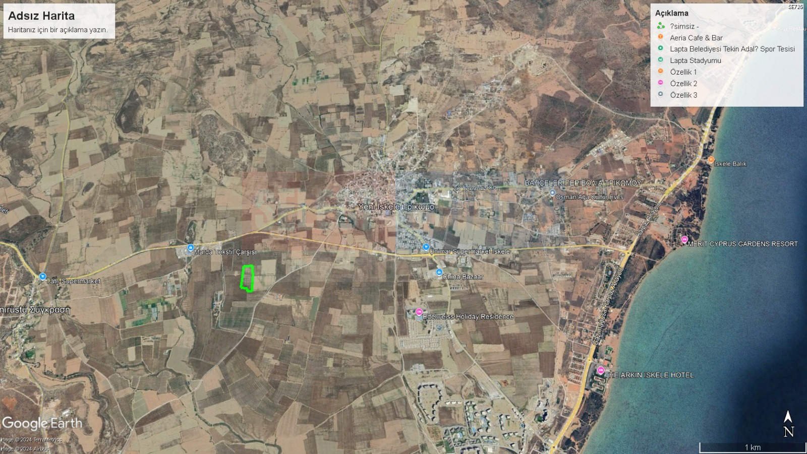 SE725_002 Massive Investment Land in İskele Center