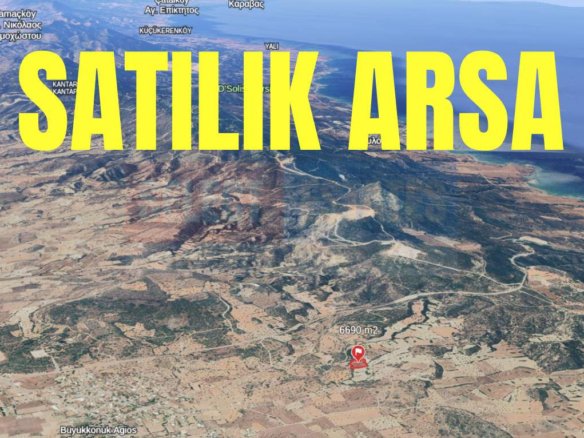 Land with Official Road in Büyükkonuk