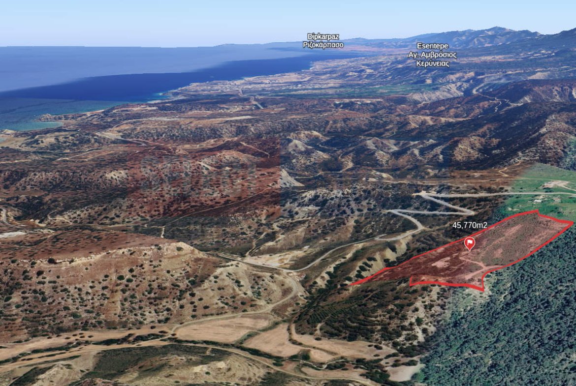 Giant Plot at the Foot of Beşparmak Mountain