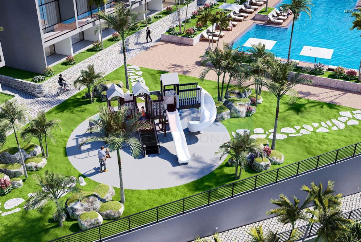 Luxury Garden Apartment in Tatlısu