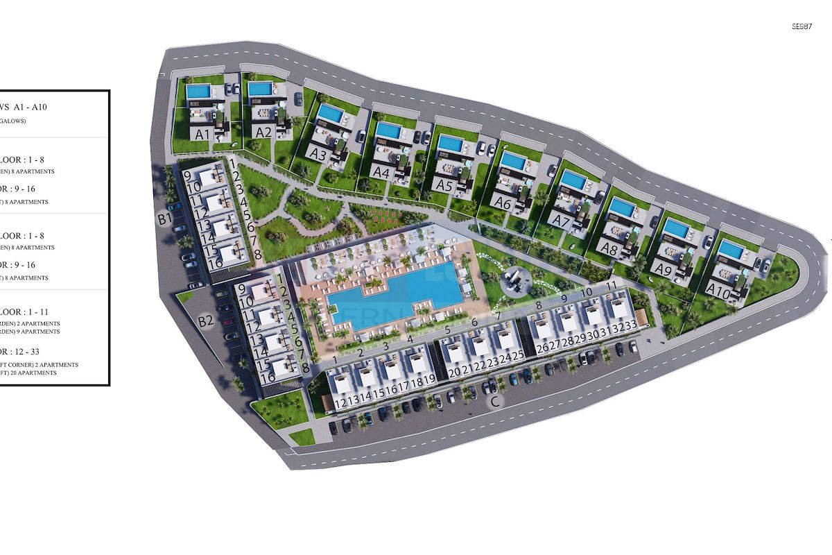 Luxury Garden Apartment in Tatlısu