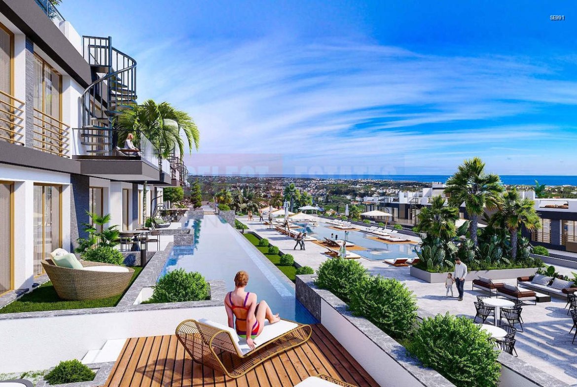 Luxury Garden Apartment in Lapta
