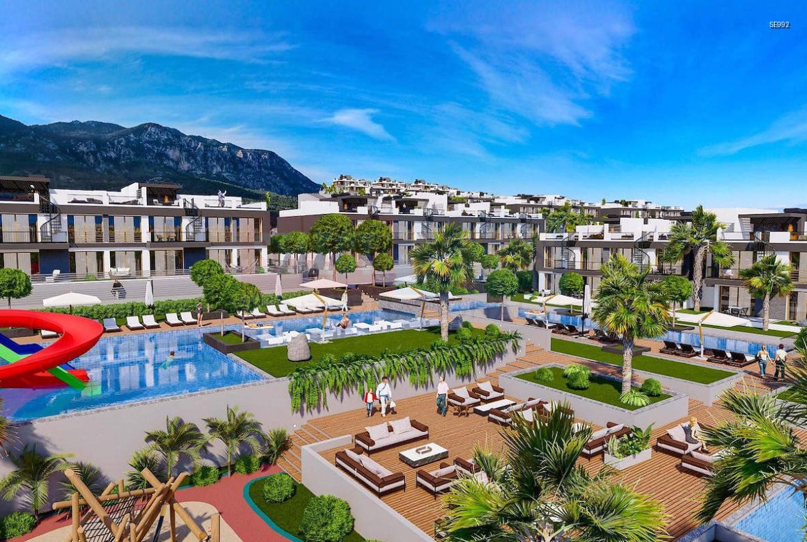 Luxury Garden Apartment in Lapta