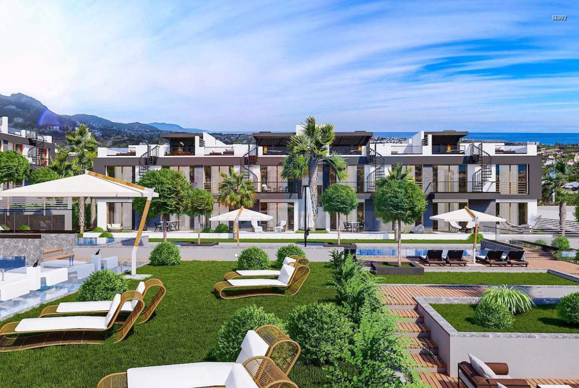 Luxury Garden Apartment in Lapta