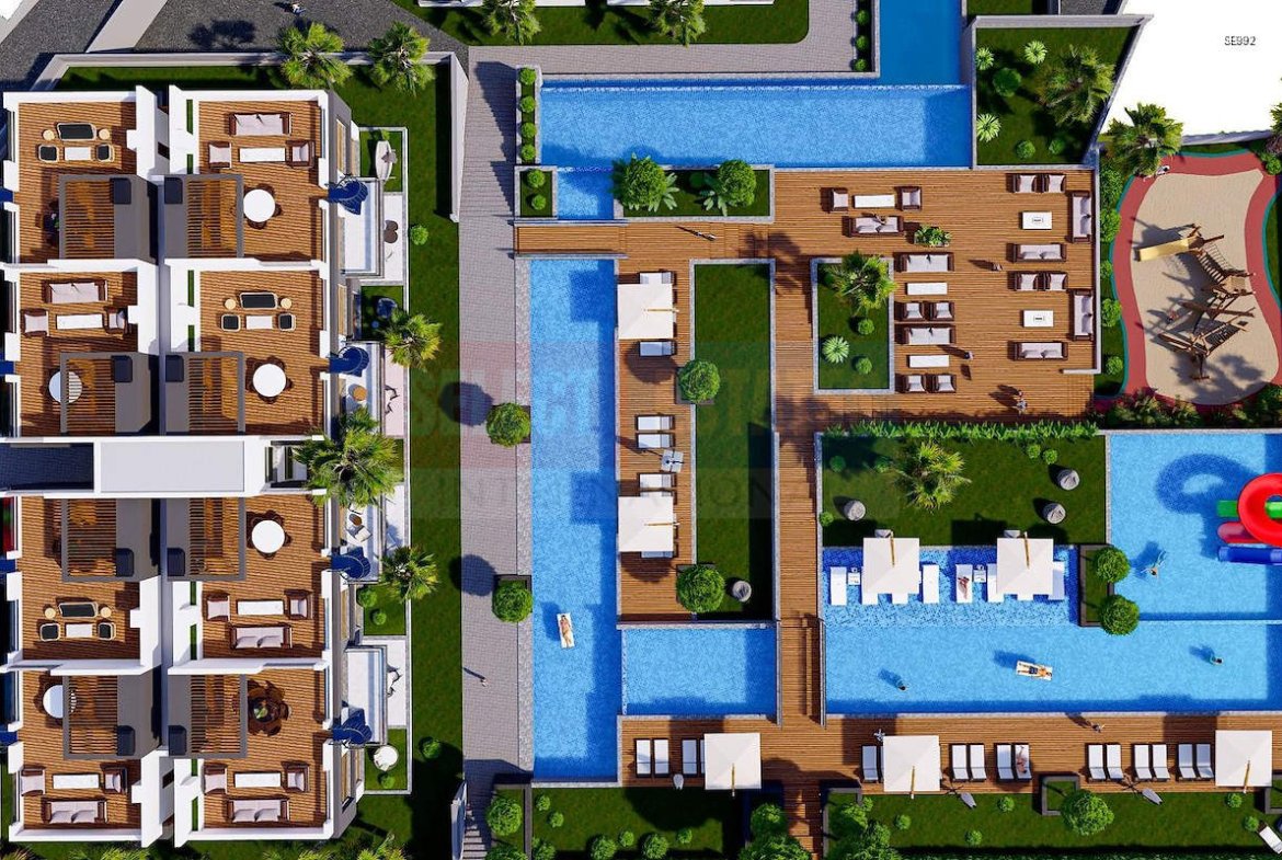 Luxury Garden Apartment in Lapta