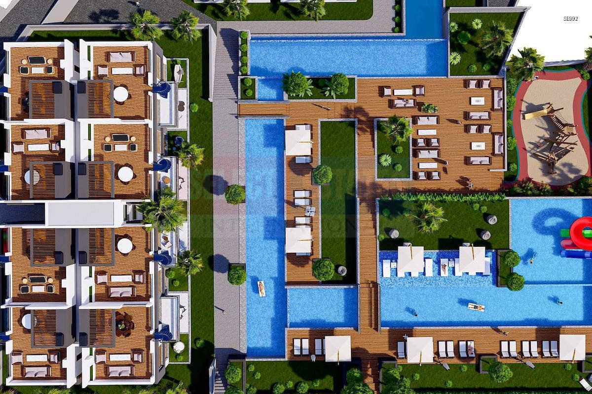 SE992_023 Luxury Garden Apartment in Lapta