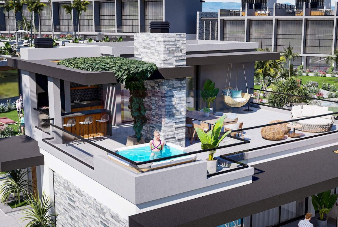 Ready Penthouse with Sea View in Tatlısu