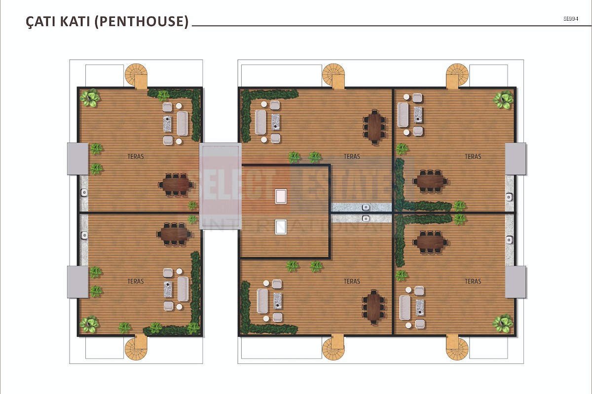 SE994_035 Ready-to-Move-In Penthouse in Alsancak