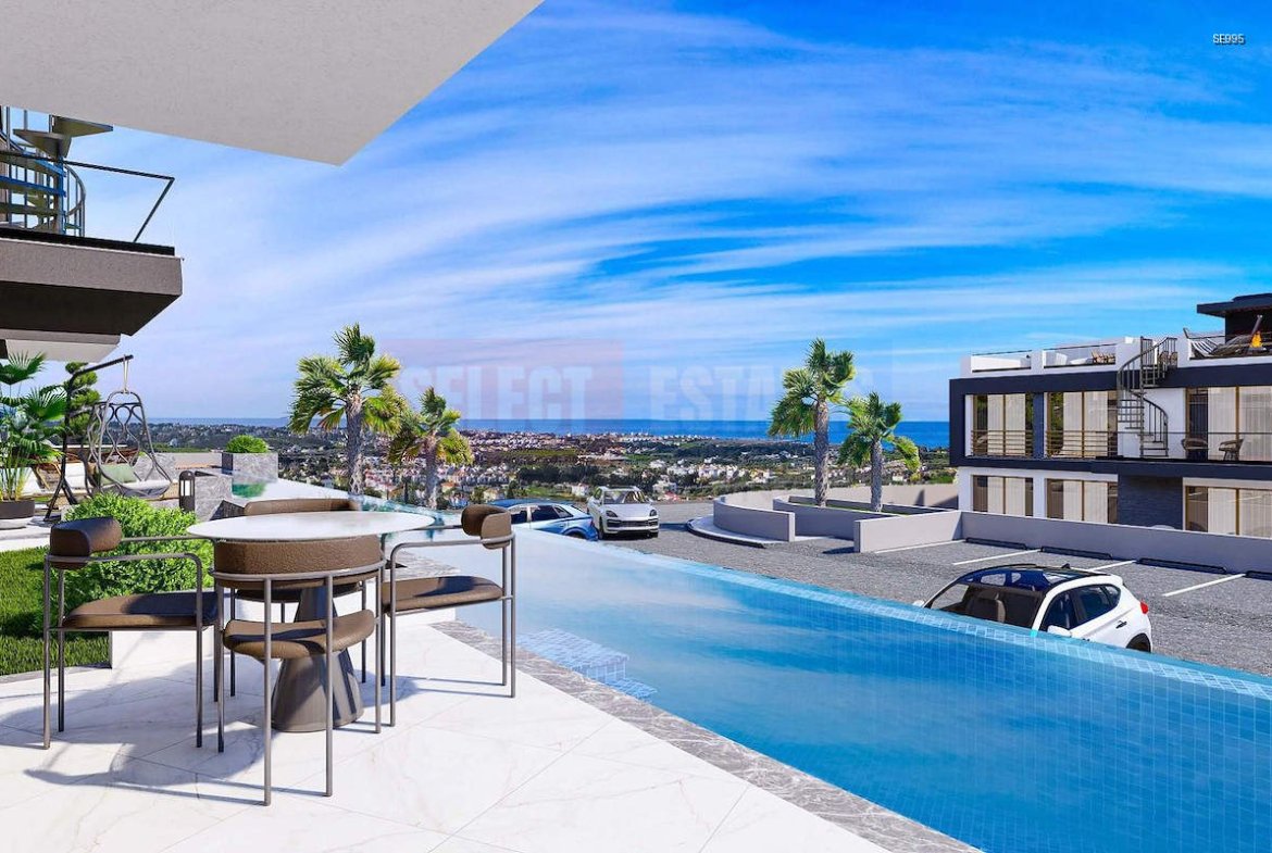Lapta Luxury Penthouse with Sea View