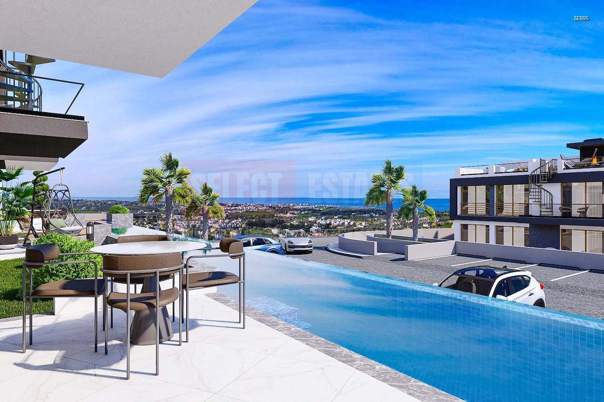 Lapta Luxury Penthouse with Sea View