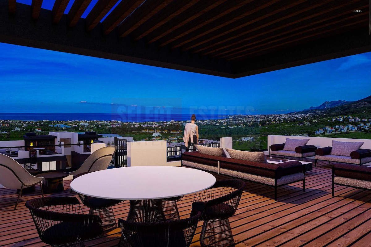 Lapta Luxury Penthouse with Sea View