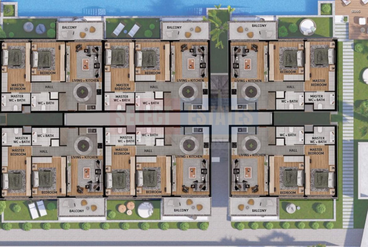 Lapta Luxury Penthouse with Sea View