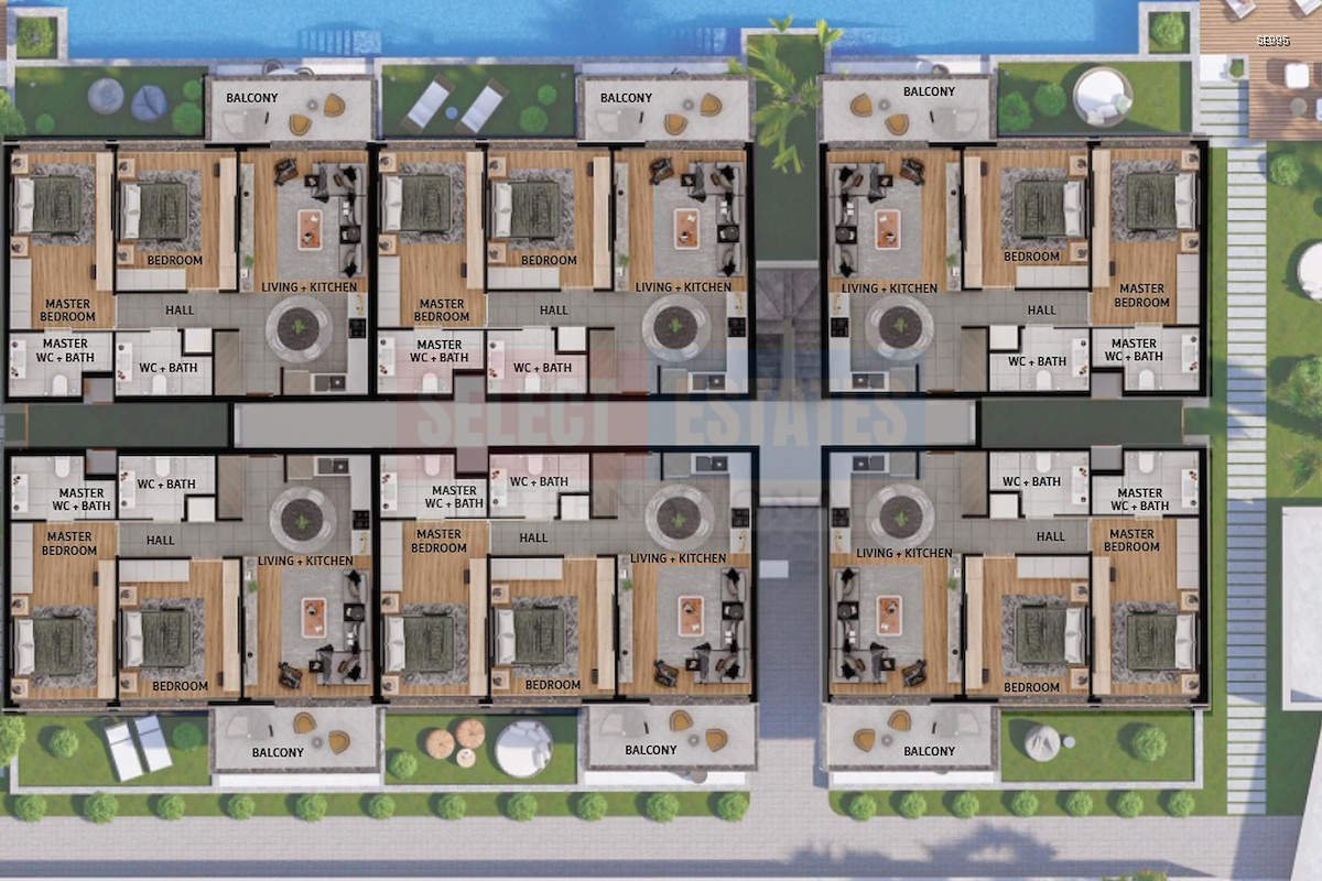 Lapta Luxury Penthouse with Sea View