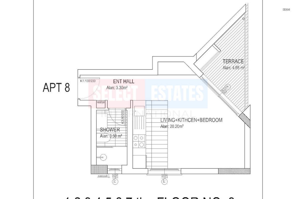 Seafront Ready Apartment in Gaziveren