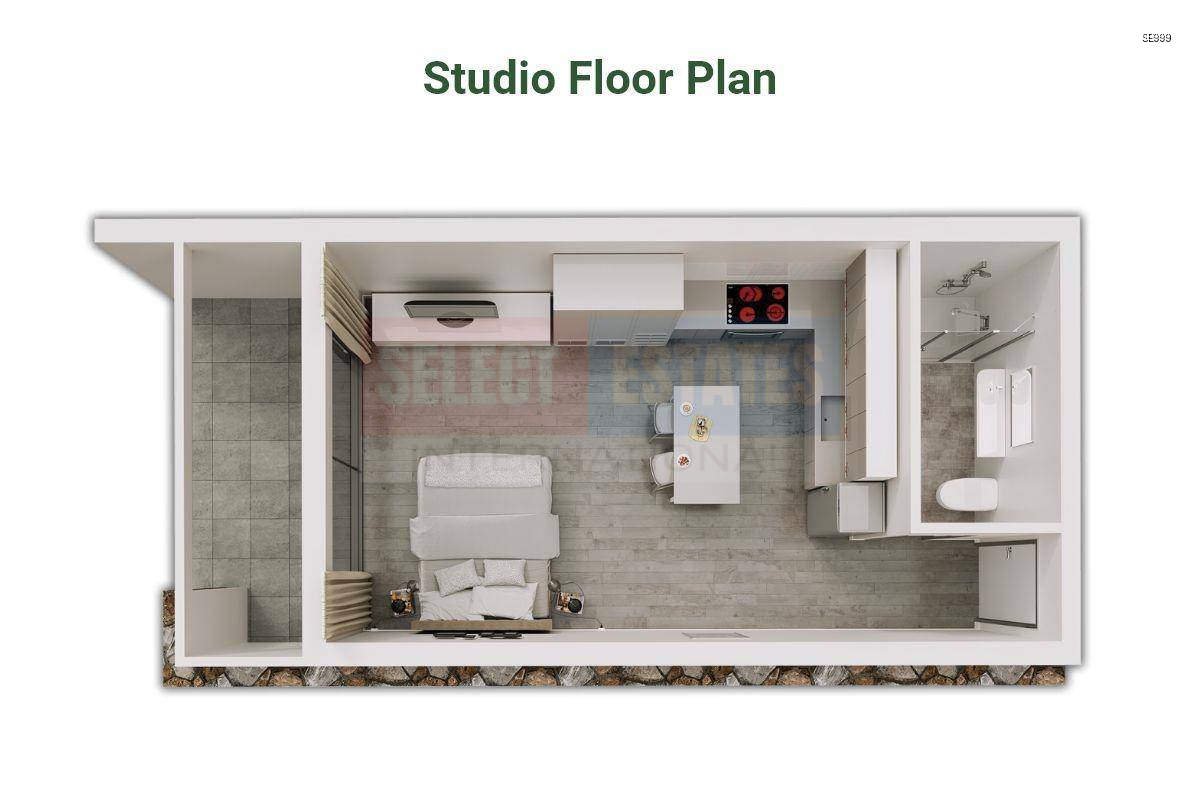 SE999_003 Investment Studio with Garden in Tatlısu