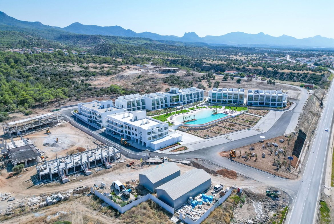 Ready Garden Apartment in Esentepe