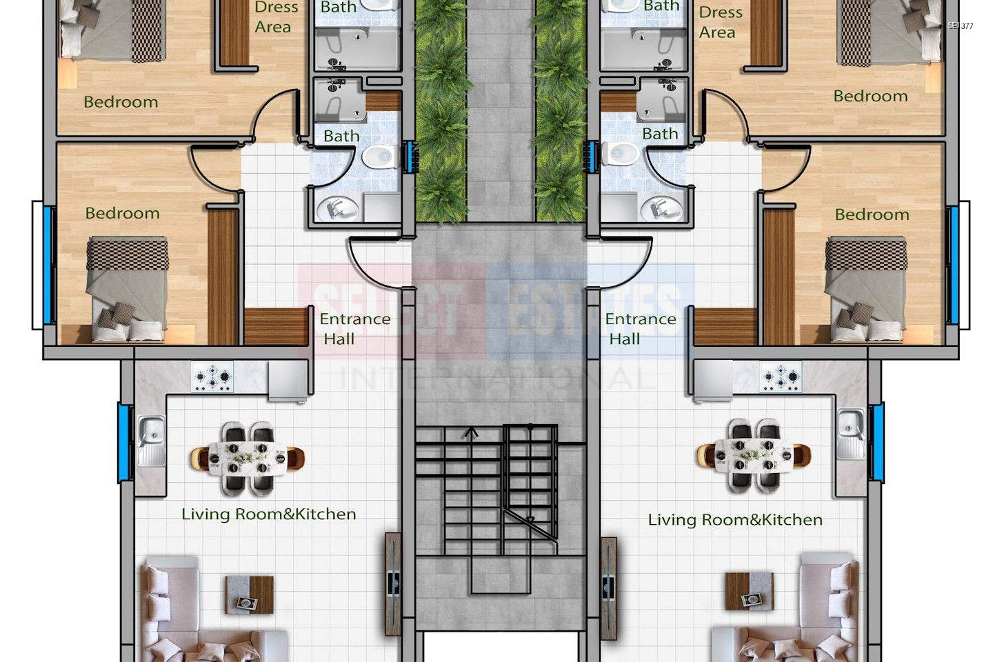 Modern Apartment Ready for Immediate Delivery in Zeytinlik