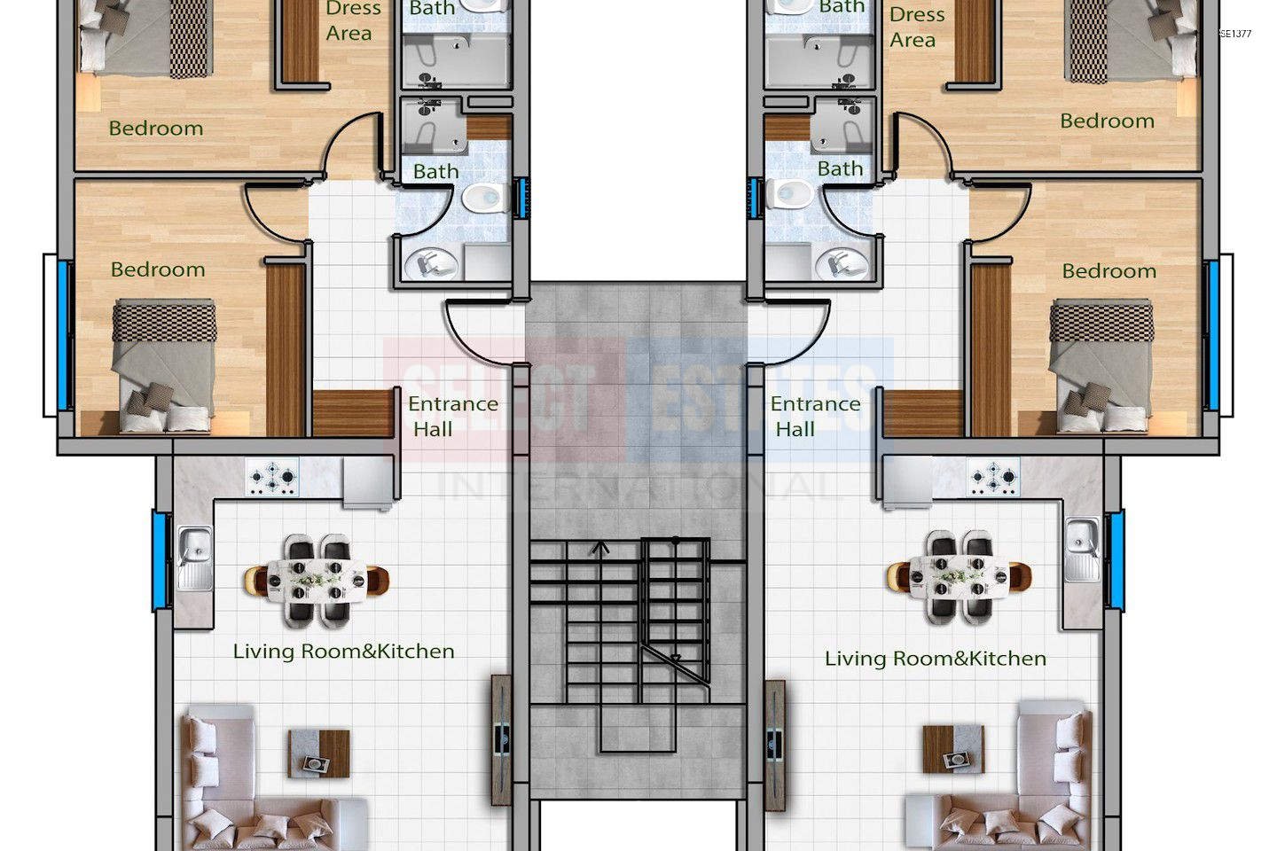 Modern Apartment Ready for Immediate Delivery in Zeytinlik