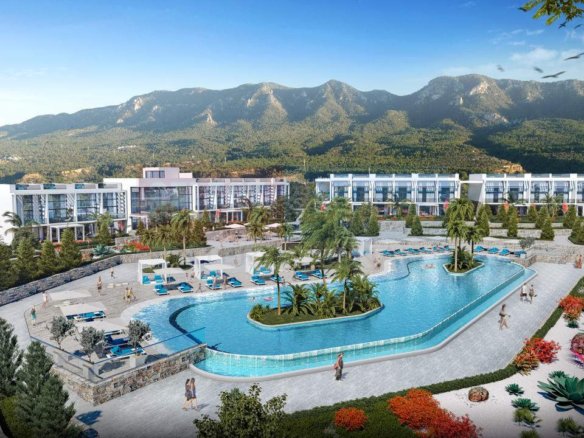 Kyrenia Esentepe Furnished Loft Penthouse