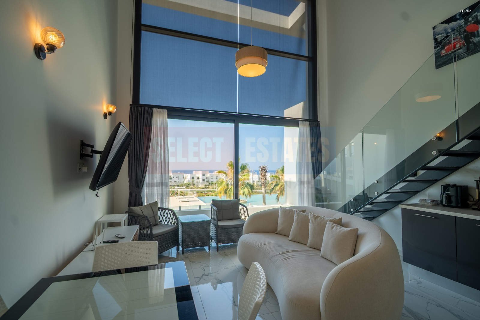 SE1392_003 Kyrenia Esentepe Furnished Loft Penthouse