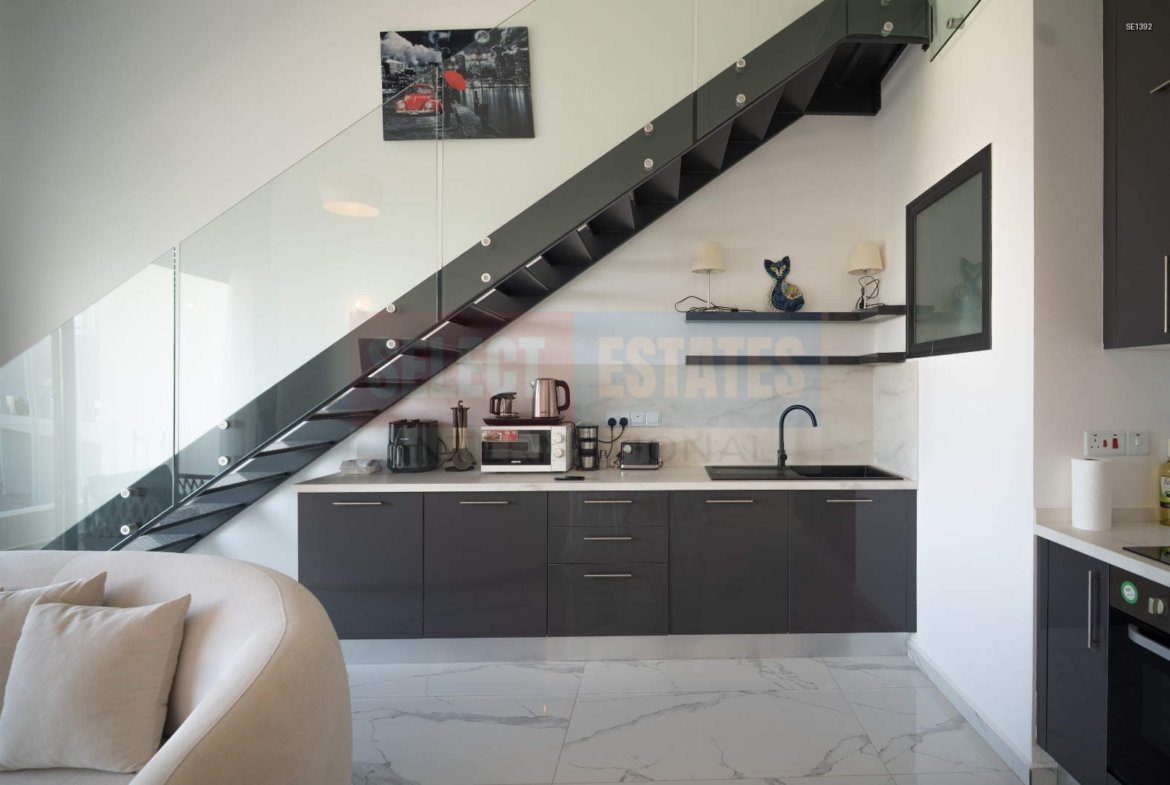 Kyrenia Esentepe Furnished Loft Penthouse