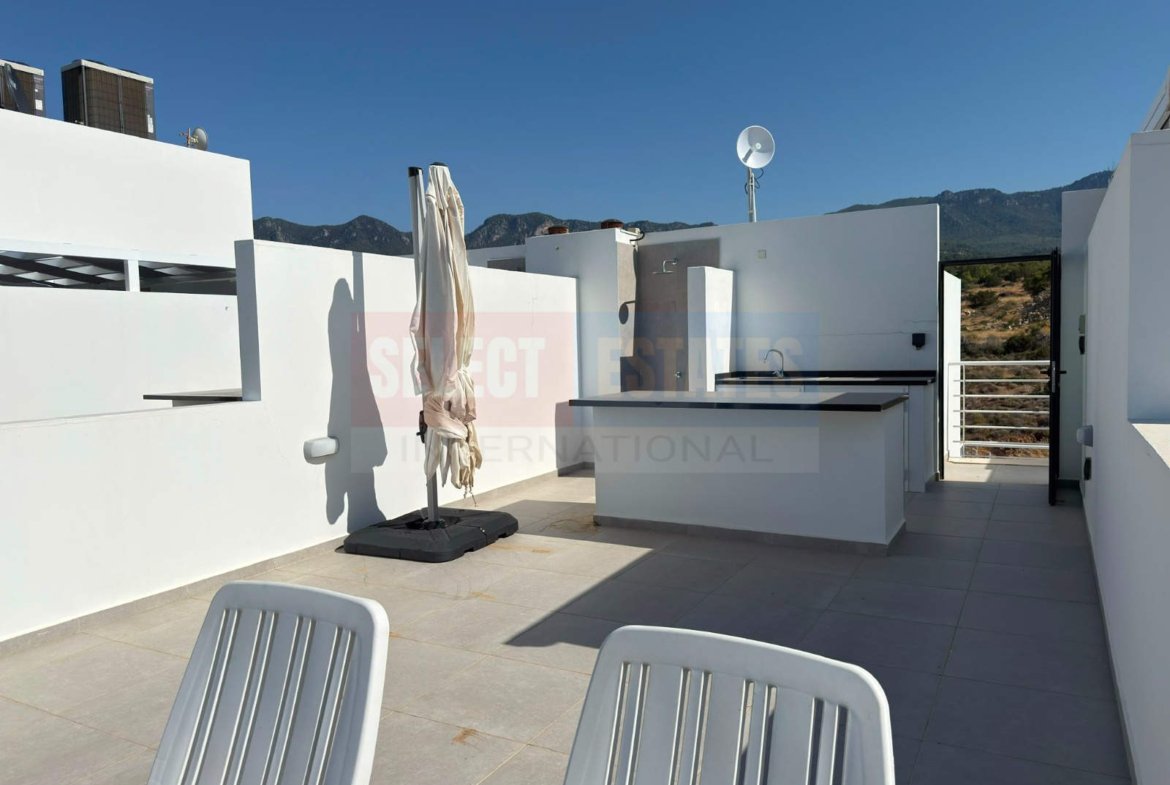 Kyrenia Esentepe Furnished Loft Penthouse