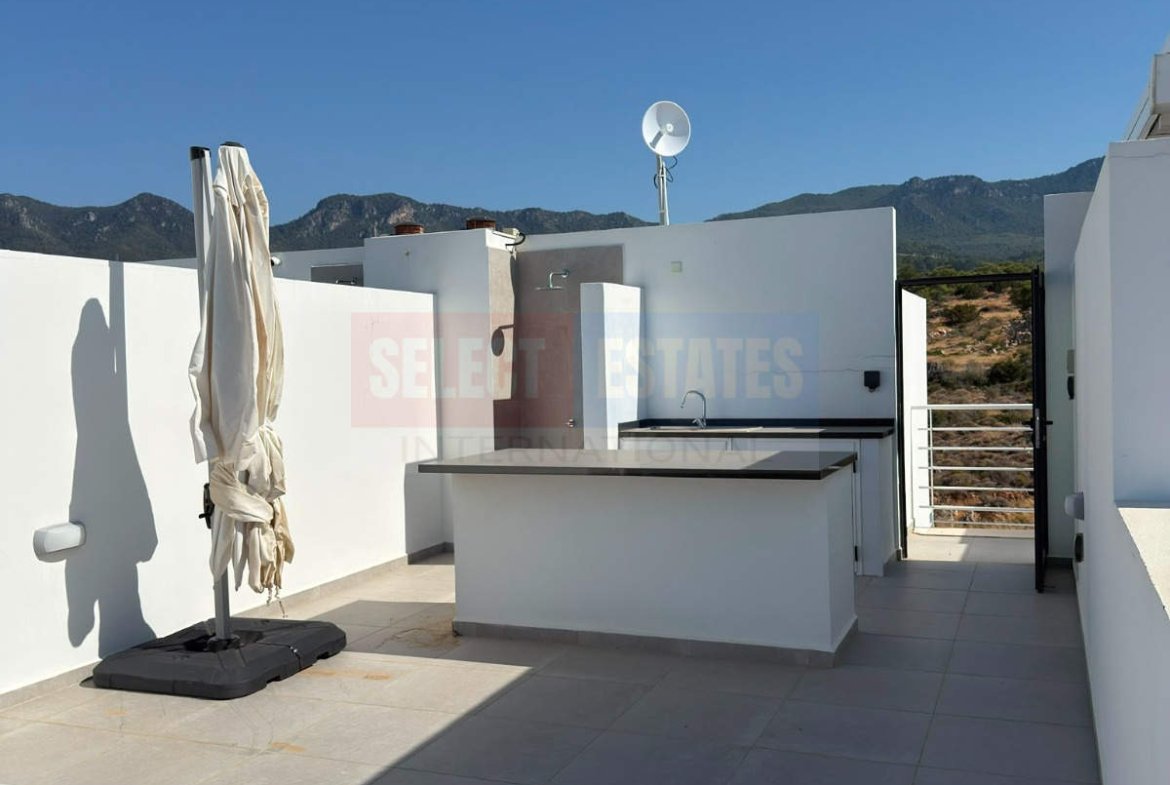 Kyrenia Esentepe Furnished Loft Penthouse