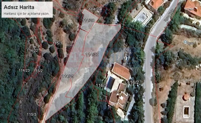 Opportunity Plot with a Amzing View For Sale in Yeşiltepe