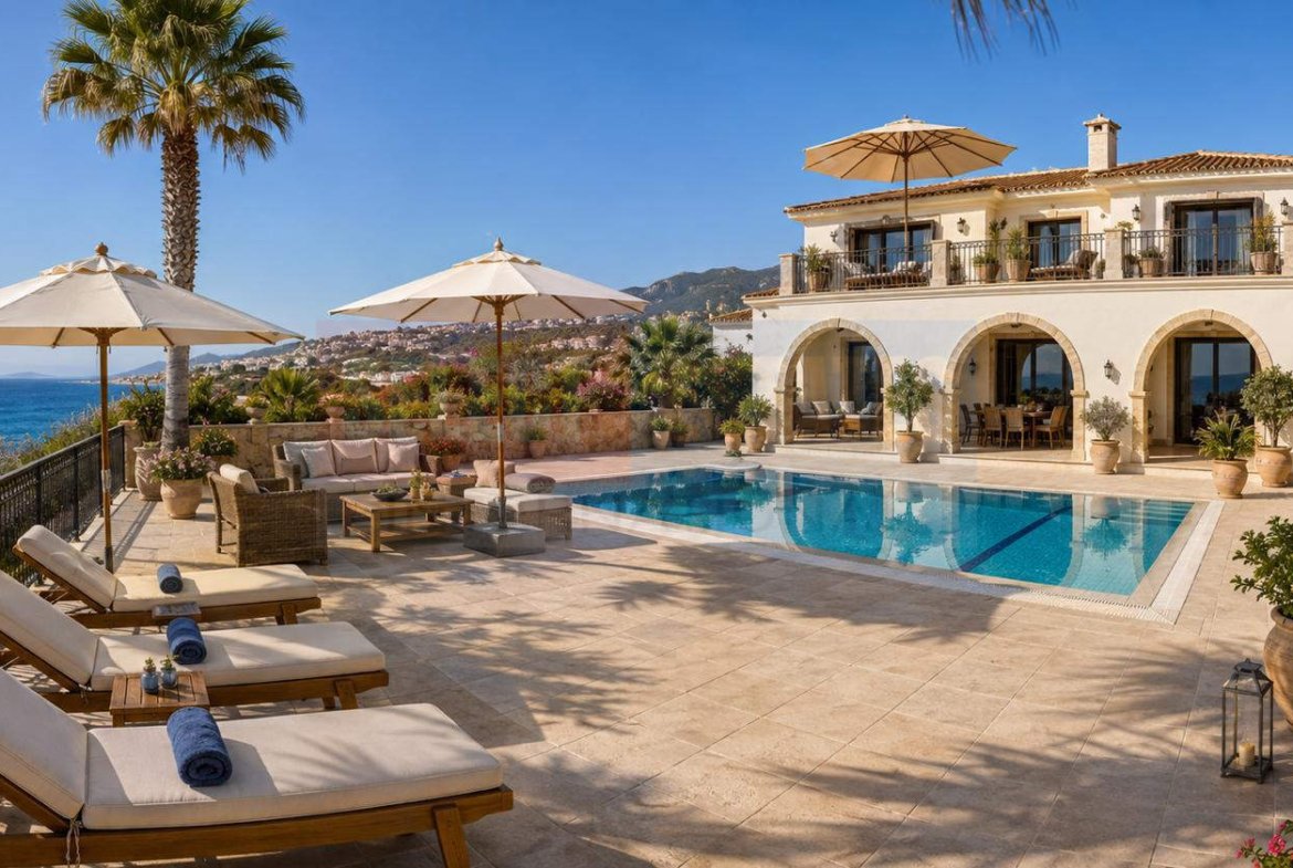 Esentepe Seafront Luxury Villa For Sale, North Cyprus