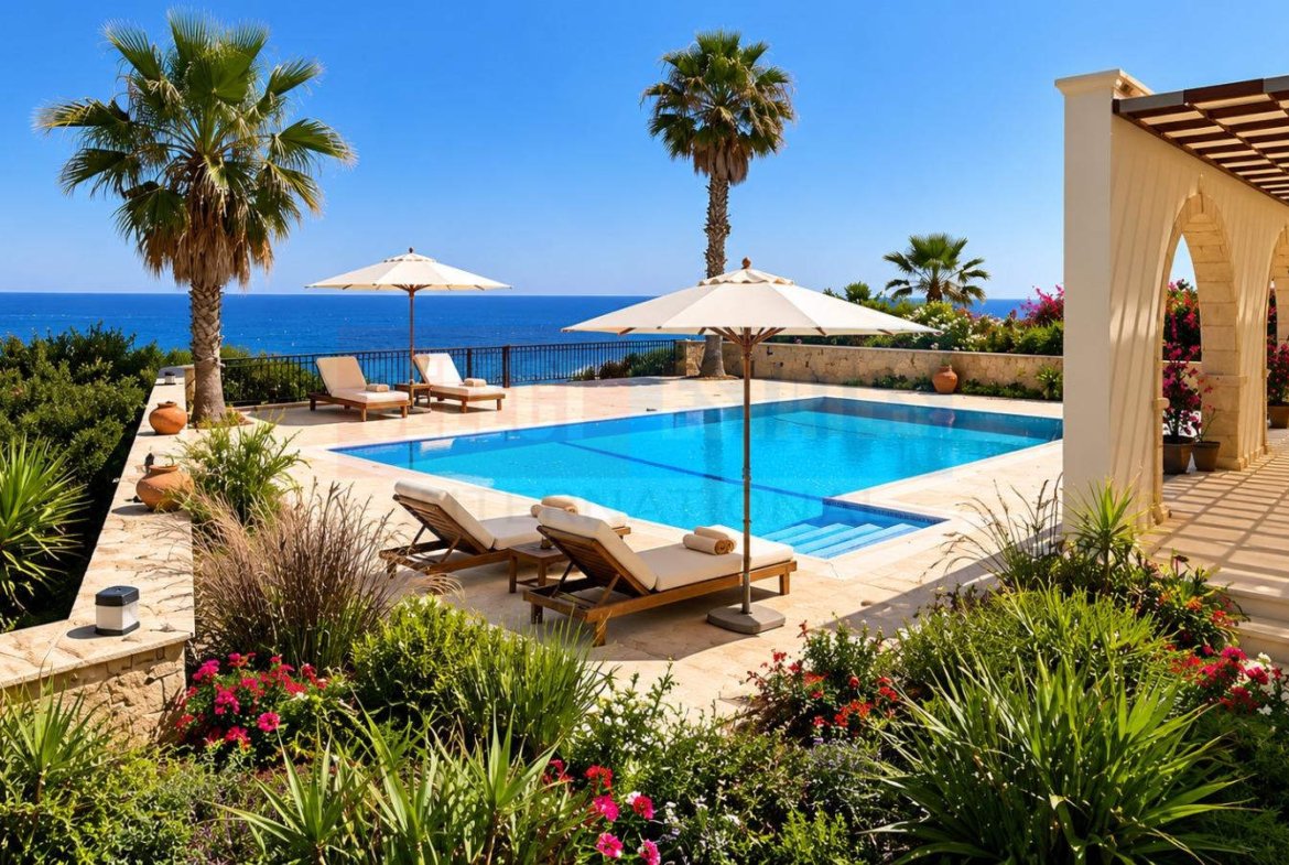 Esentepe Seafront Luxury Villa For Sale, North Cyprus