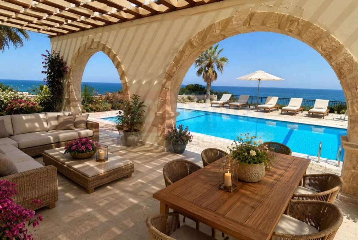 Esentepe Seafront Luxury Villa For Sale, North Cyprus