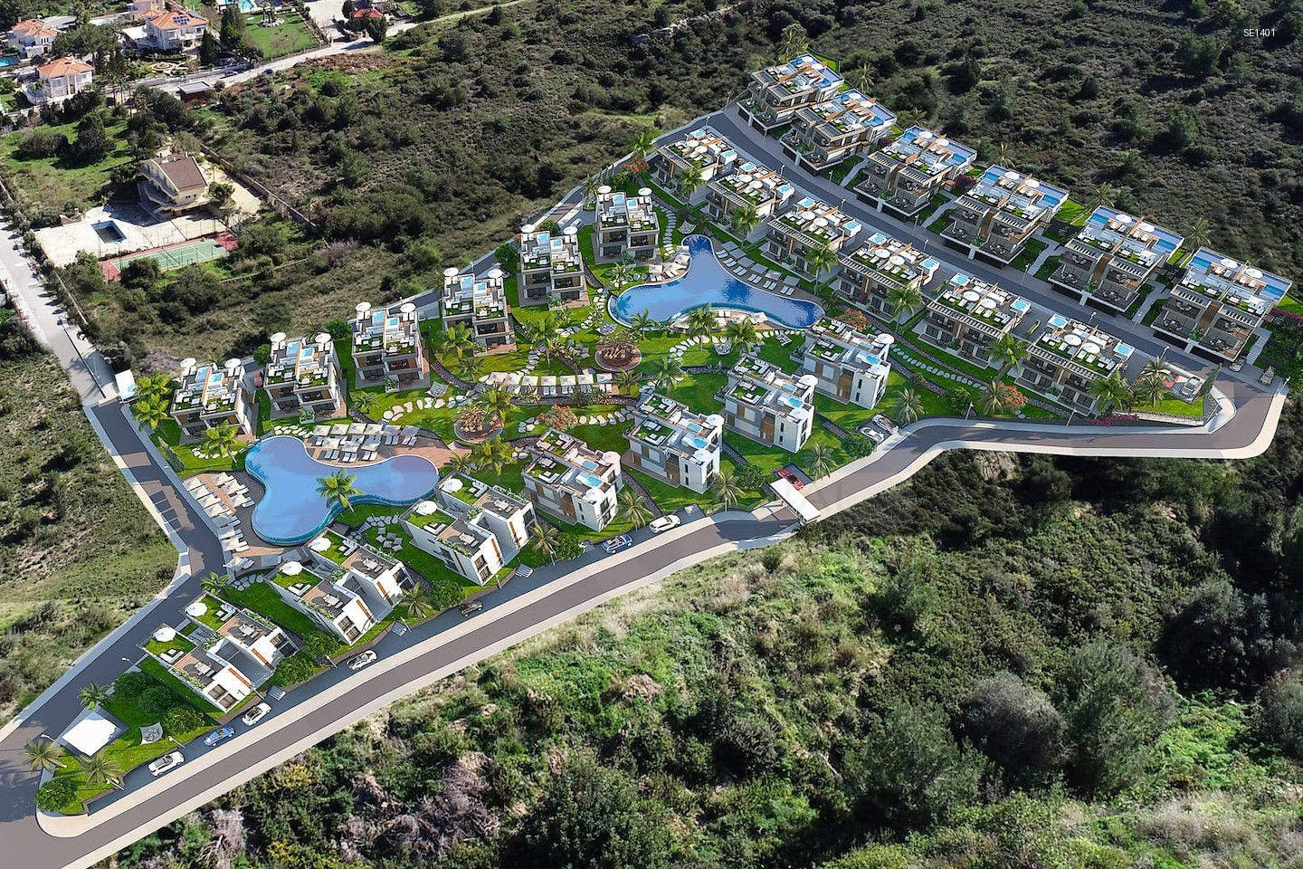 Luxury Semi-detached Villa in Zeytinlik