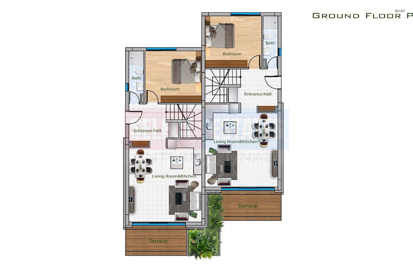 Luxury Semi-detached Villa in Zeytinlik
