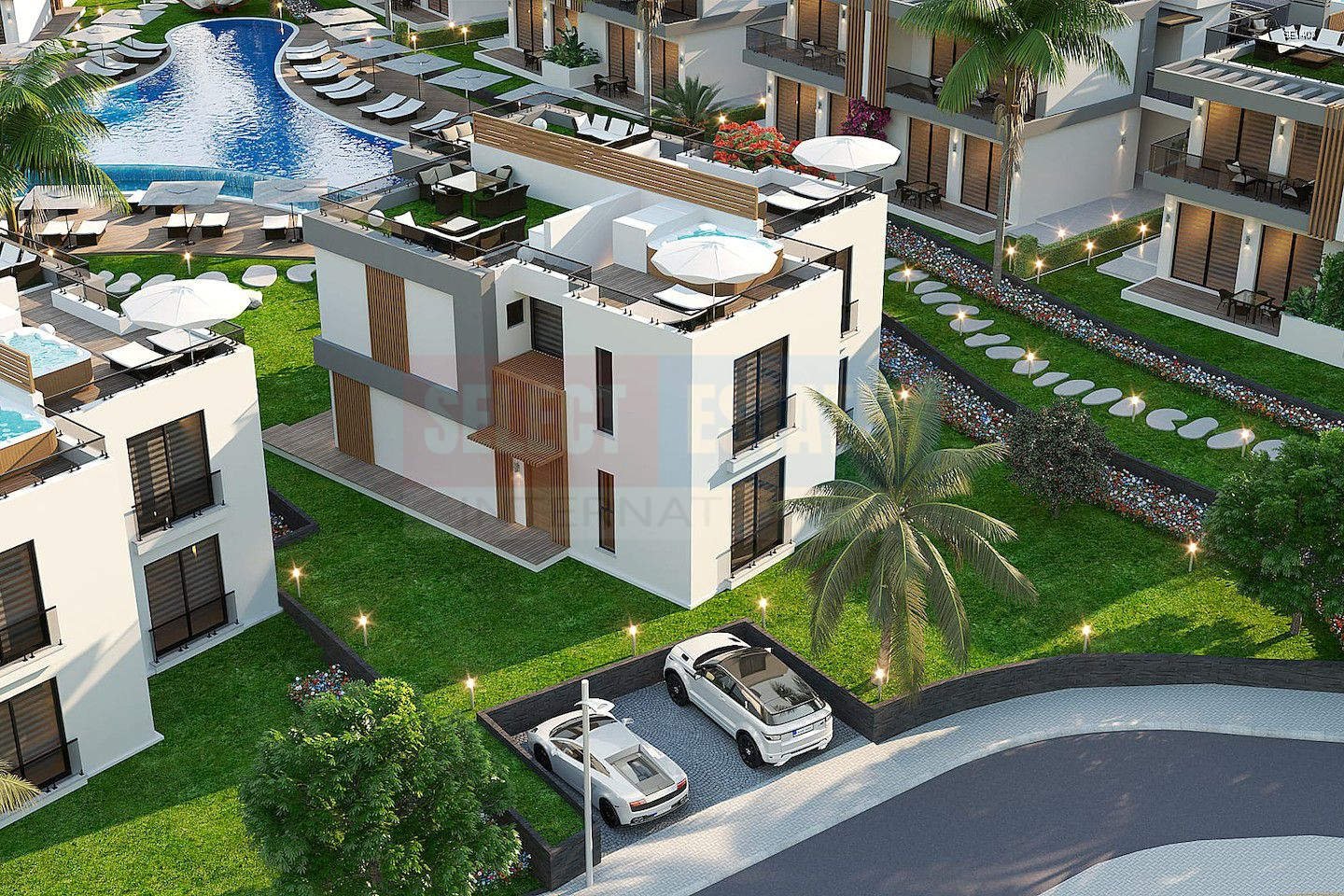 Luxury Twin Villa in Zeytinlik