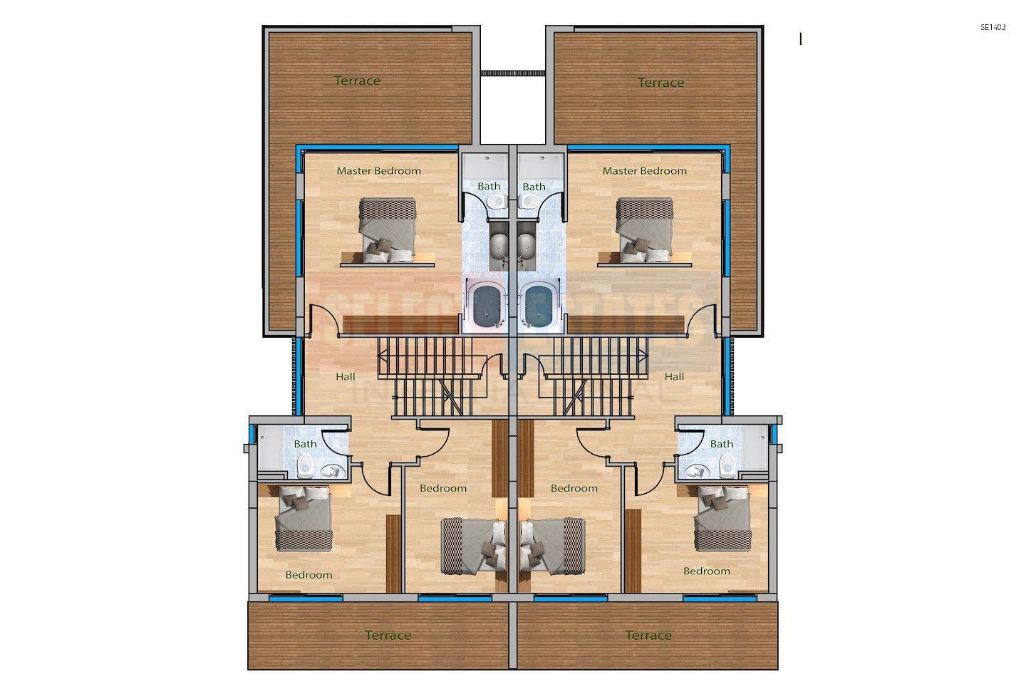 Luxury Twin Villa in Zeytinlik