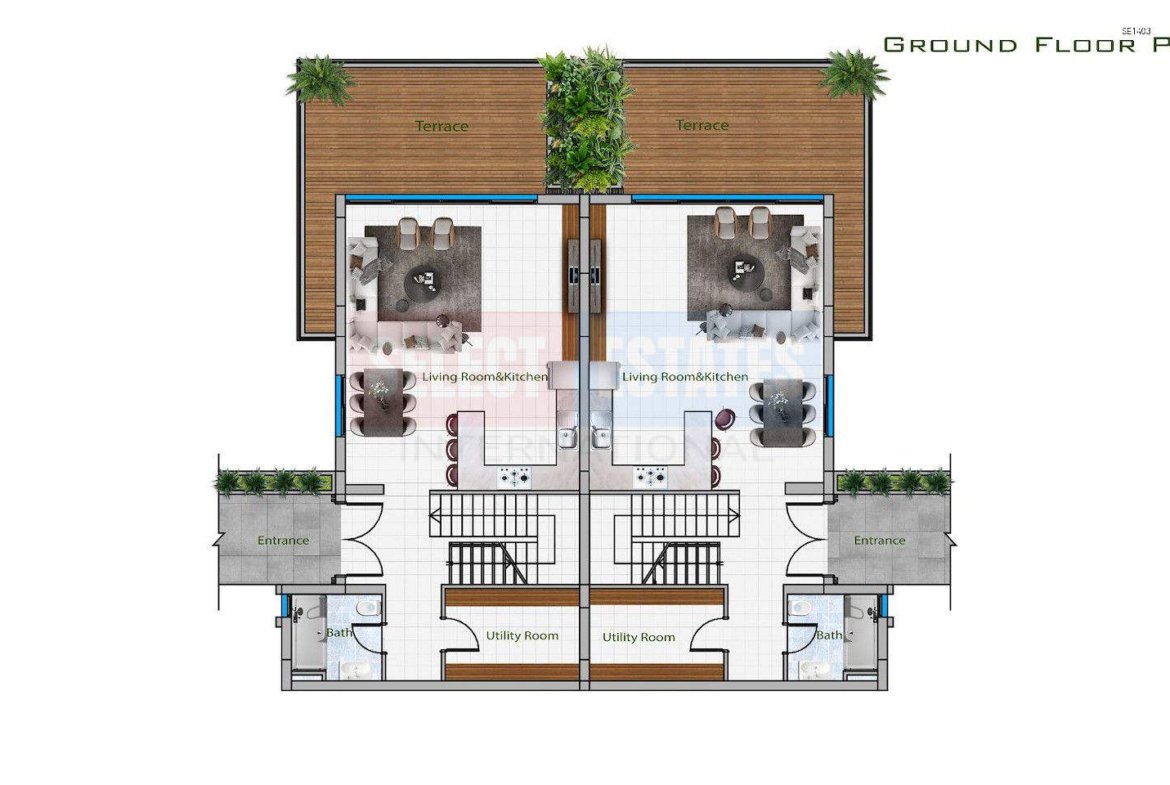 Luxury Twin Villa in Zeytinlik