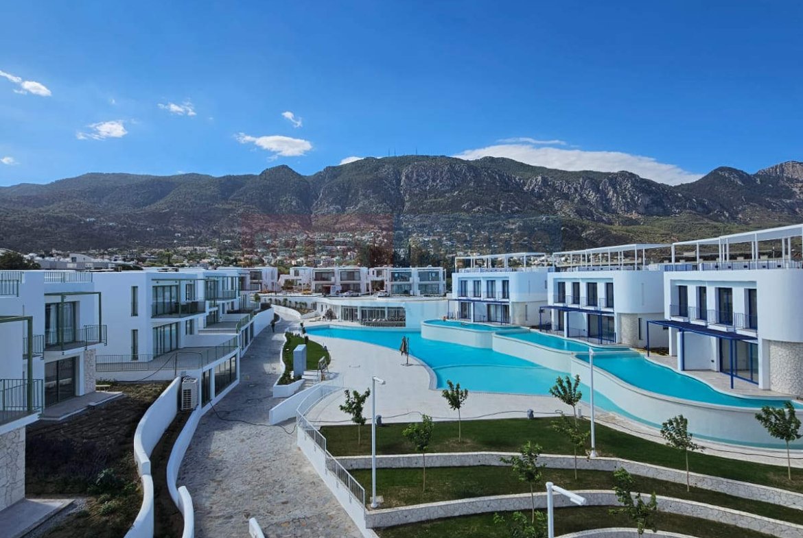 Lapta Seafront Garden Apartment for Sale, North Cyprus