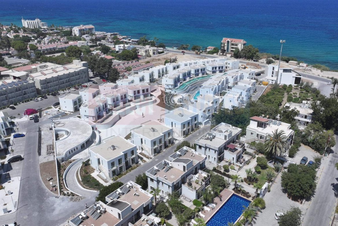 Lapta Seafront Garden Apartment for Sale, North Cyprus