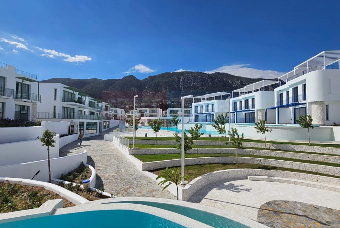 Lapta Seafront Garden Apartment for Sale, North Cyprus