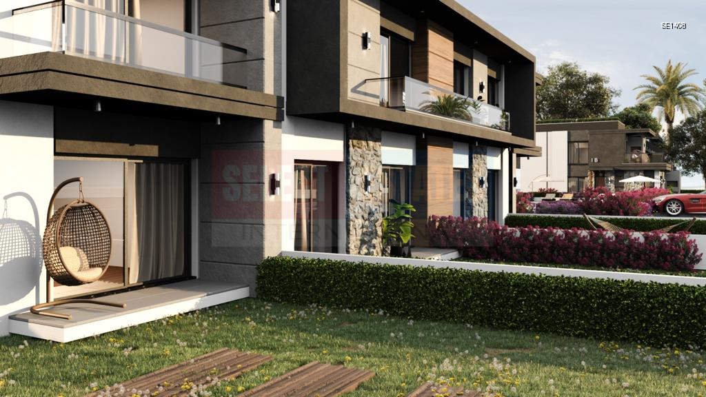 Semi-detached Villa with Terrace in Lapta