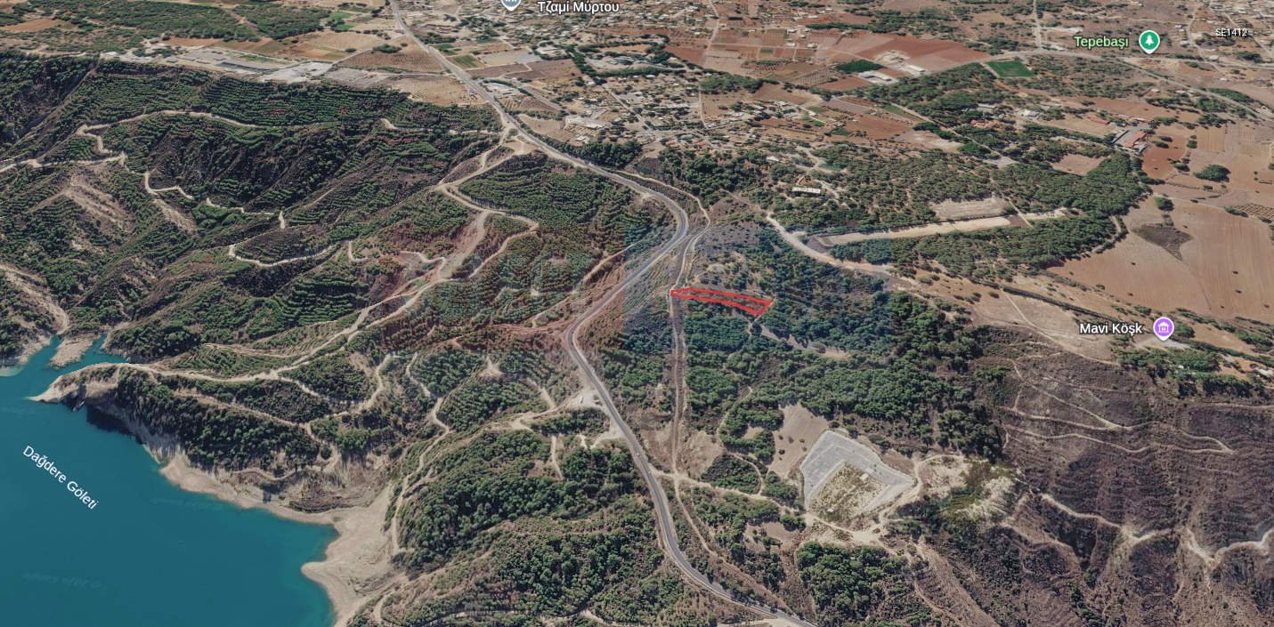 SE1412_003 Residential Plot with a View in Çamlıbel, North Cyprus Property