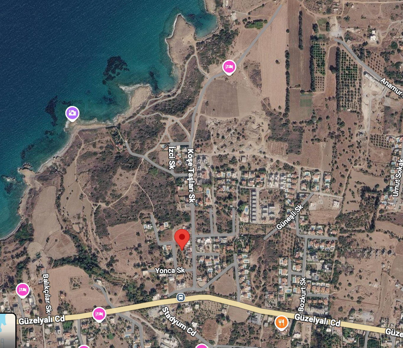 Seaside land for sale n Kyrenia, North Cyprus