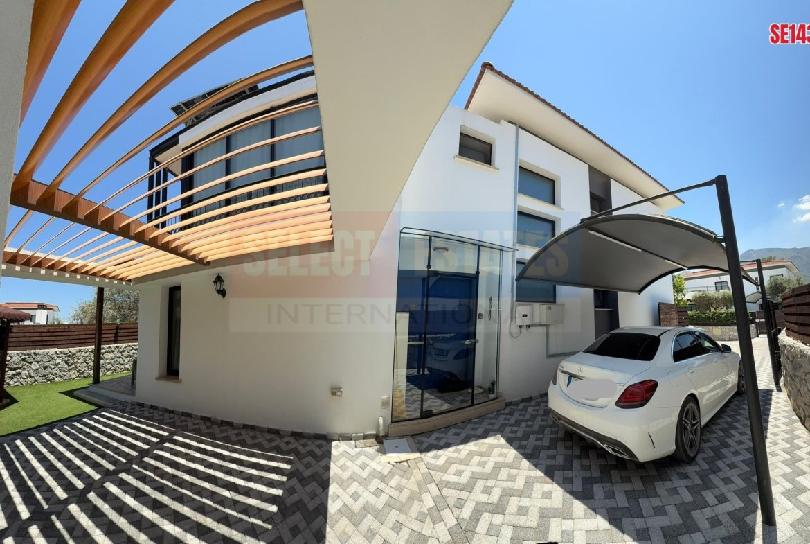Gated 4-Bedroom Villa, Doğanköy, North Cyprus Properties for Sale
