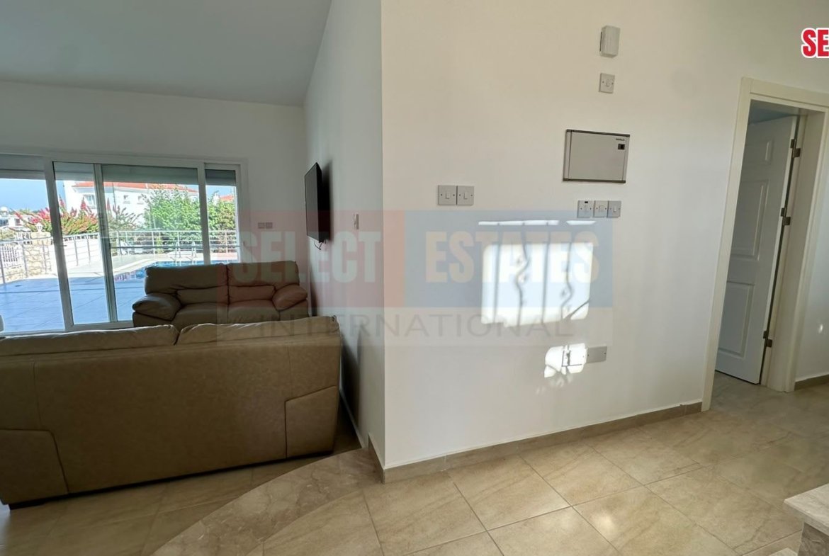 Sea View Pool Villa, Karsiyaka, North Cyprus Properties for Rent