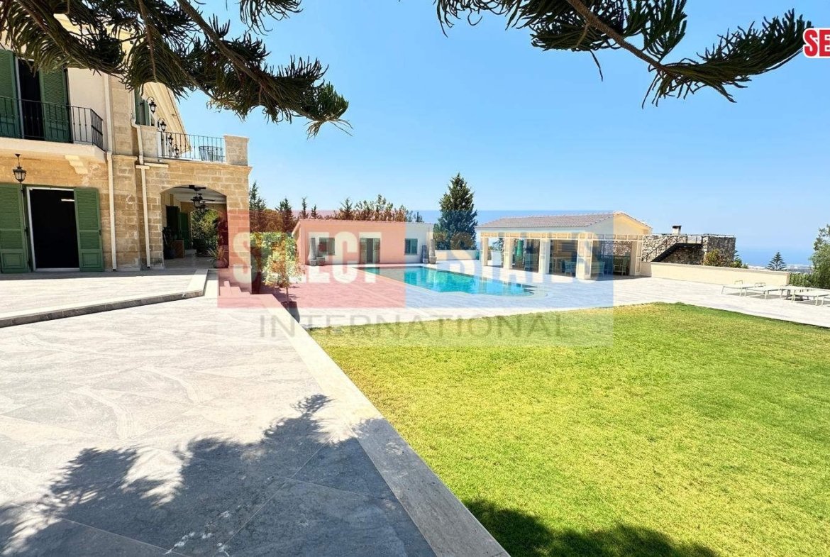 Luxury Sea View Mansion Çatalköy, North Cyprus Properties for Rent