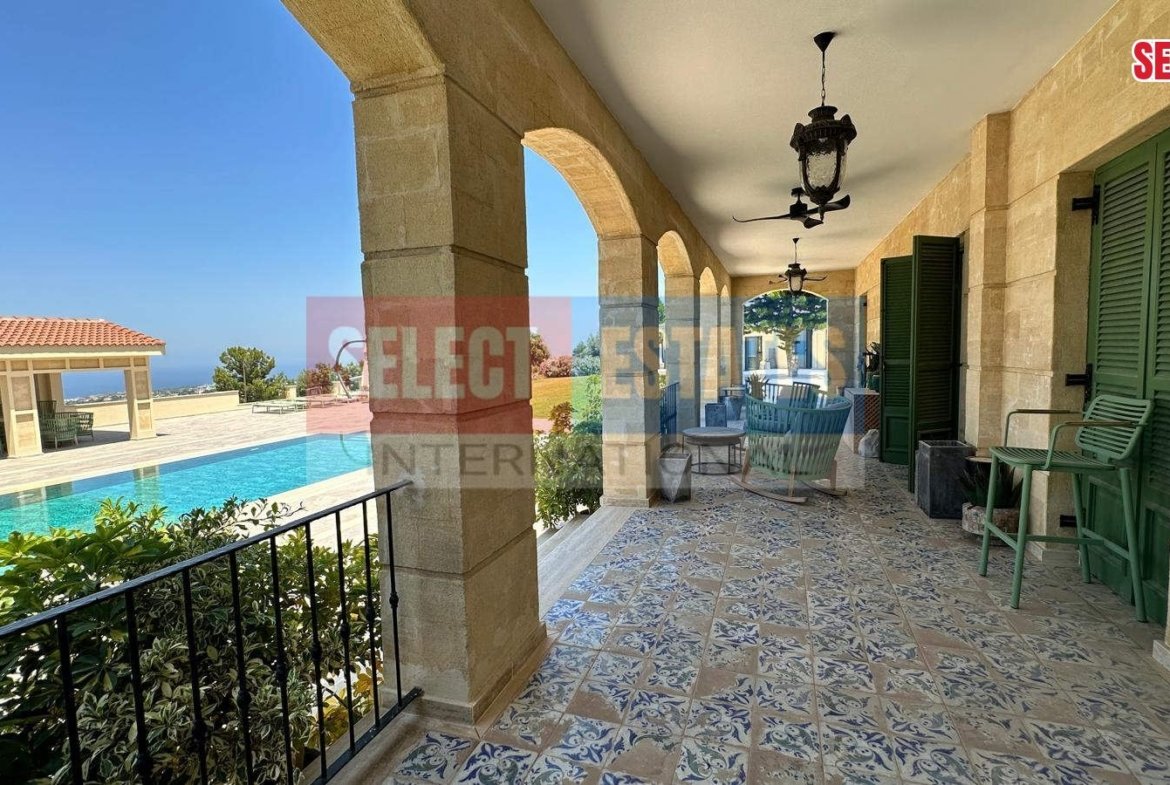 Luxury Sea View Mansion Çatalköy, North Cyprus Properties for Rent