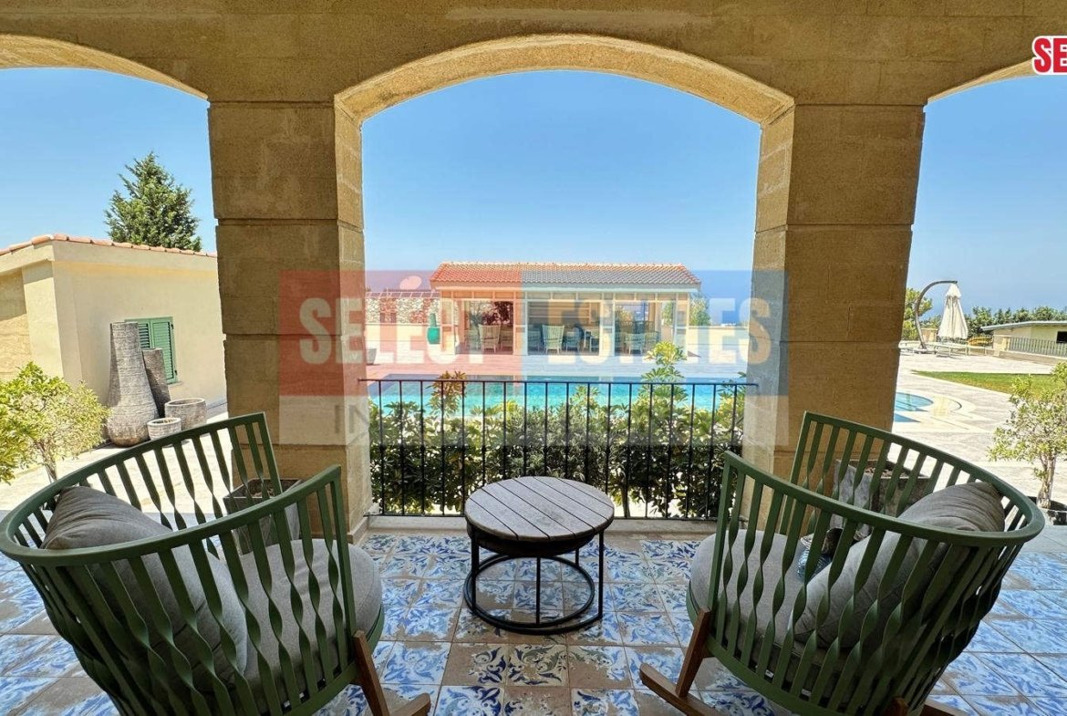 Luxury Sea View Mansion Çatalköy, North Cyprus Properties for Rent